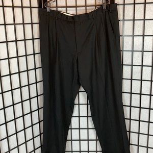 SADDLEBRED MENS BLACK DRESS PANTS